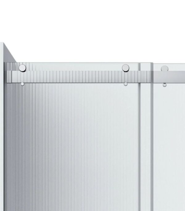 Bain Signature Flora 60 Fluted Glass Shower Enclosure 60 SKU- SD12-60FU - Image 7