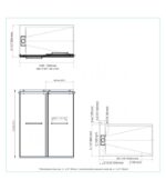 Bain Signature Flora 60 Fluted Glass Shower Enclosure 60 SKU- SD12-60FU - Image 8