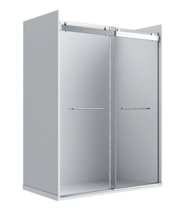 Bain Signature Flora 60 Raindrop Glass Shower Enclosure 60 in. - Image 5