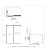 Bain Signature Flora 60 Raindrop Glass Shower Enclosure 60 in. - Image 6