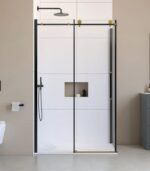 Bain Signature Melania 36 x 48 Shower Enclosure Matte Black SD16-3648-BLK - Image 2