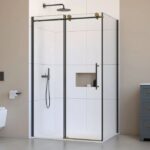 Bain Signature Melania 36 x 48 Shower Enclosure Matte Black SD16-3648-BLK