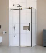 Bain Signature Melania 36 x 48 Shower Enclosure Matte Black SD16-3648-BLK