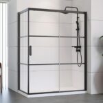 Bain Signature Leona 60x32 Corner Shower Door SD2-3260-BLK