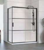 Bain Signature Leona 60x32 Corner Shower Door SD2-3260-BLK