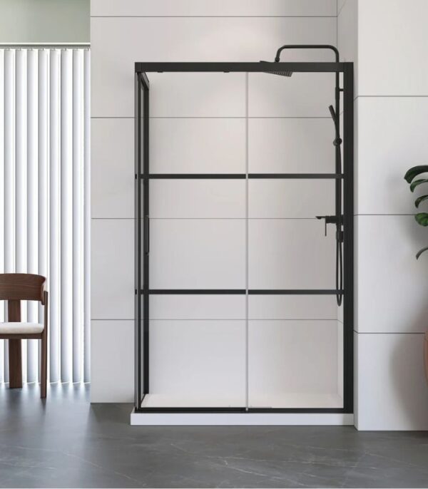 Bain Signature Leona 36X48 Shower Door SD2-3648-BLK - Image 2