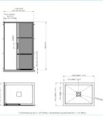 Bain Signature Leona 36X48 Shower Door SD2-3648-BLK - Image 5