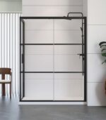 Bain Signature Leona 60x36 Corner Shower Simple SD2-3660-BLK - Image 2
