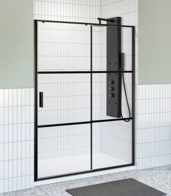 Bain Signature Leona 60 Shower Door Black SD2-60-BLK - Image 10