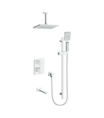 Vogt Kapfenberg 3-Way Thermostatic Shower Kit with 6″ Ceiling Arm Shower Kit SET.AP.320.326