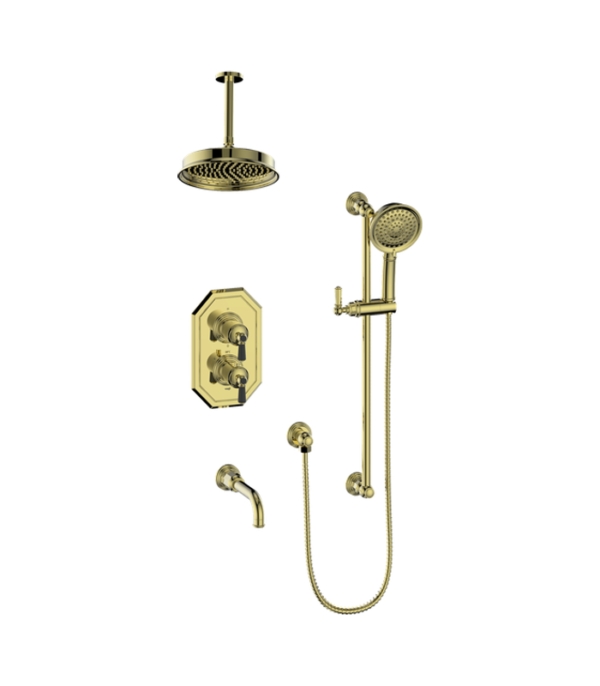 Vogt Carinthia 3-Way Thermostatic Shower Kit with 6″ Ceiling Arm Shower Kit SET.CX1.320.316 - Image 8