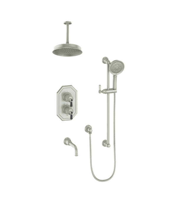 Vogt Carinthia 3-Way Thermostatic Shower Kit with 6″ Ceiling Arm Shower Kit SET.CX1.320.316 - Image 6