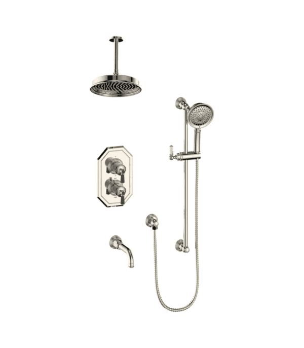 Vogt Carinthia 3-Way Thermostatic Shower Kit with 6″ Ceiling Arm Shower Kit SET.CX1.320.316 - Image 7