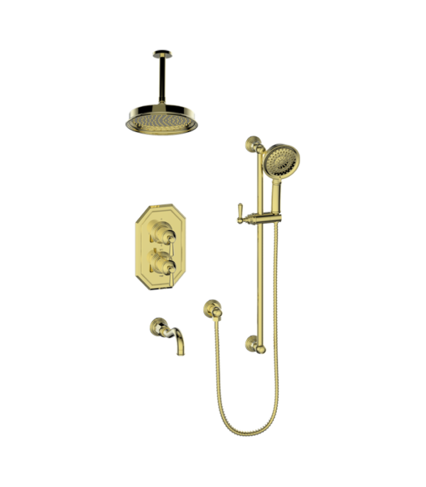 Vogt Carinthia 3-Way Thermostatic Shower Kit with 6″ Ceiling Arm SET.CX2.320.316 - Image 4
