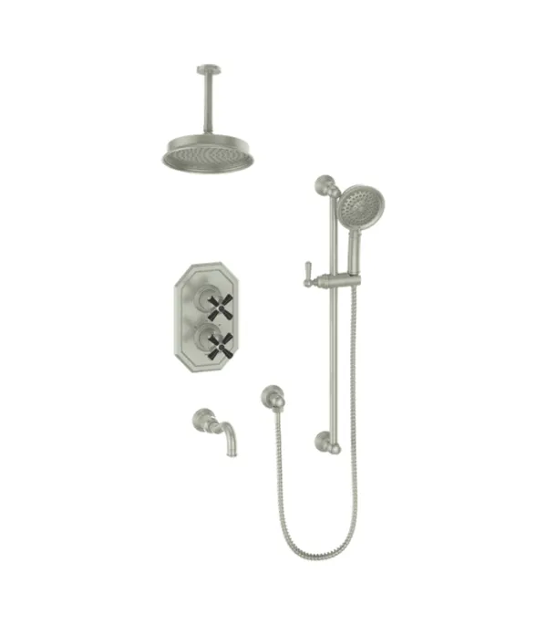 Vogt Carinthia 3-Way Thermostatic Shower Kit with 6″ Ceiling Arm SET.CX2.320.316 - Image 6