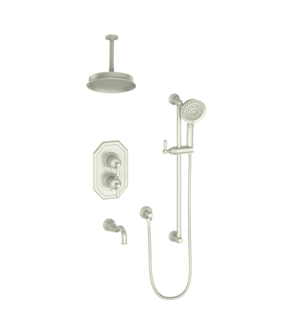 Vogt Carinthia 3-Way Thermostatic Shower Kit with 6″ Ceiling Arm SET.CX2.320.316 - Image 2