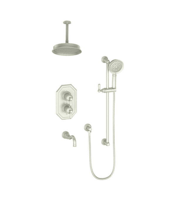 Vogt Carinthia 3-Way Thermostatic Shower Kit with 6″ Ceiling Arm SET.CX2.320.316 - Image 2
