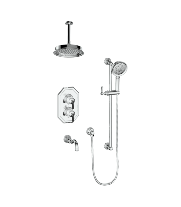 Vogt Carinthia 3-Way Thermostatic Shower Kit with 6″ Ceiling Arm SET.CX2.320.316 - Image 5