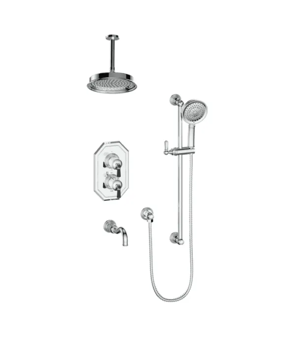 Vogt Carinthia 3-Way Thermostatic Shower Kit with 6″ Ceiling Arm SET.CX2.320.316 - Image 5