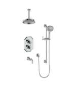 Vogt Carinthia 3-Way Thermostatic Shower Kit with 6″ Ceiling Arm SET.CX2.320.316