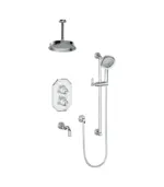 Vogt Carinthia 3-Way Thermostatic Shower Kit with 6″ Ceiling Arm SET.CX2.320.316