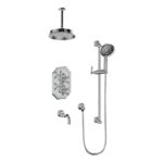 Vogt Carinthia 3-Way Thermostatic Shower Kit with 6″ Ceiling Arm SET.CX2.320.316