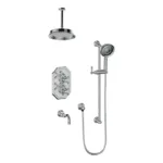 Vogt Carinthia 3-Way Thermostatic Shower Kit with 6″ Ceiling Arm SET.CX2.320.316