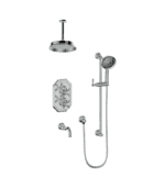 Vogt Carinthia 3-Way Thermostatic Shower Kit with 6″ Ceiling Arm SET.CX2.320.316