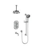 Vogt Carinthia 3-Way Thermostatic Shower Kit with 6″ Ceiling Arm SET.CX2.320.316
