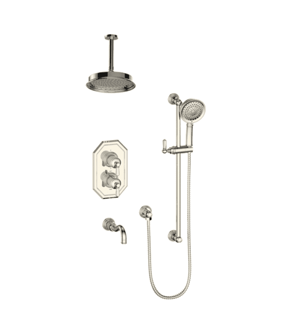 Vogt Carinthia 3-Way Thermostatic Shower Kit with 6″ Ceiling Arm SET.CX2.320.316 - Image 3
