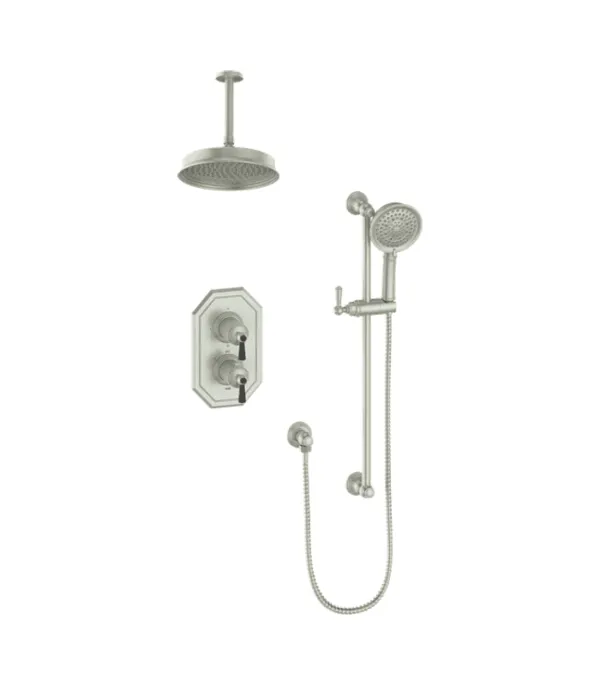 Vogt Carinthia 2-Way Thermostatic Shower Kit with 6″ Ceiling Arm Shower Kit SET.CX.220.216 - Image 6