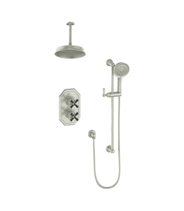 Vogt Carinthia 2-Way Thermostatic Shower Kit with 6″ Ceiling Arm Shower Kit SET.CX.220.216 - Image 6