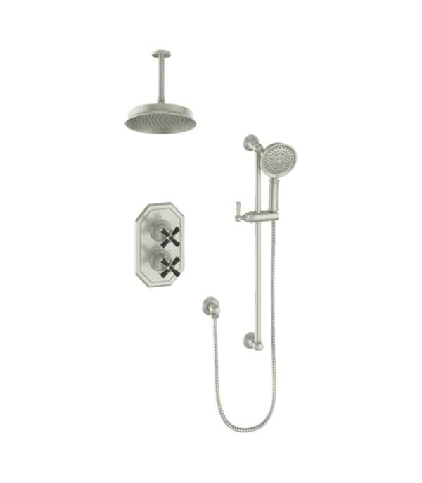 Vogt Carinthia 2-Way Thermostatic Shower Kit with 6″ Ceiling Arm Shower Kit SET.CX.220.216 - Image 6