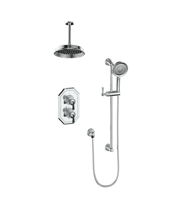 Vogt Carinthia 2-Way Thermostatic Shower Kit with 6″ Ceiling Arm Shower Kit SET.CX.220.216 - Image 5