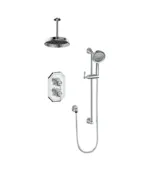 Vogt Carinthia 2-Way Thermostatic Shower Kit with 6″ Ceiling Arm Shower Kit SET.CX.220.216