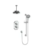 Vogt Carinthia 2-Way Thermostatic Shower Kit with 6″ Ceiling Arm Shower Kit SET.CX.220.216