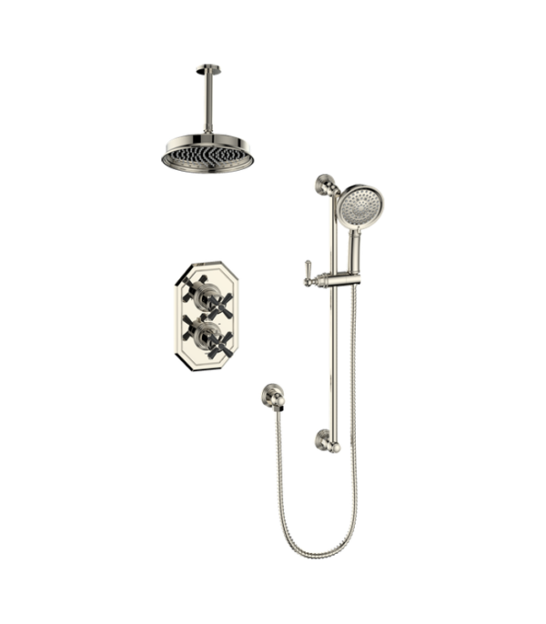 Vogt Carinthia 2-Way Thermostatic Shower Kit with 6″ Ceiling Arm Shower Kit SET.CX.220.216 - Image 7