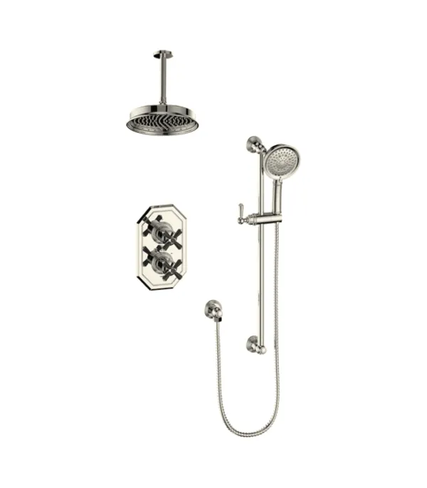 Vogt Carinthia 2-Way Thermostatic Shower Kit with 6″ Ceiling Arm Shower Kit SET.CX.220.216 - Image 7