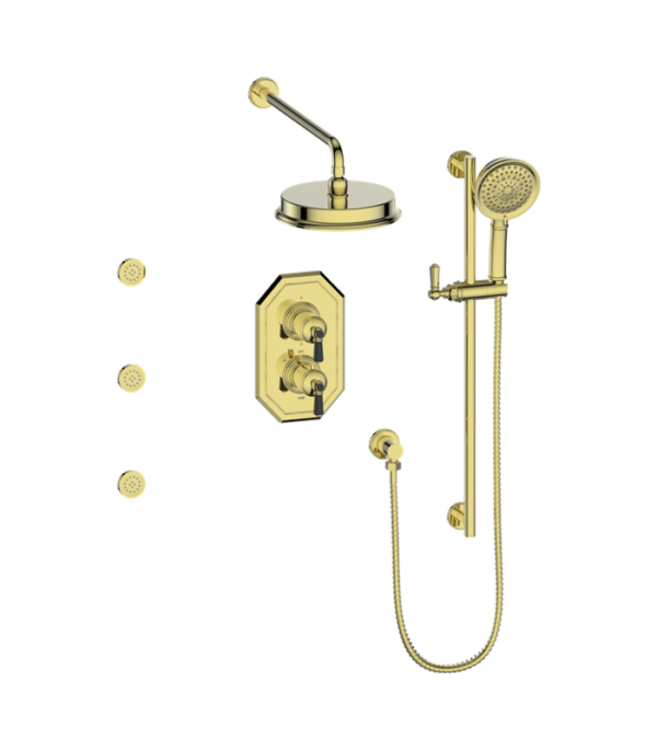 Vogt Carinthia 3-Way Thermostatic Shower Kit with Body Jets SET.CX.320.810 - Image 8