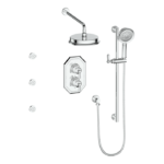 Vogt Carinthia 3-Way Thermostatic Shower System with Body Jets SET.CX.320.810