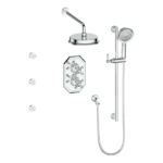 Vogt Carinthia 3-Way Thermostatic Shower Kit with Body Jets SET.CX.320.810