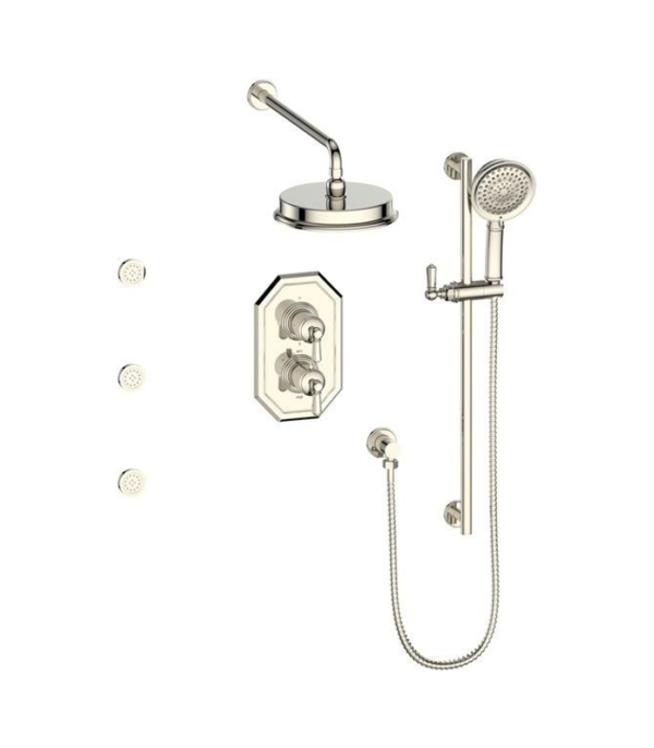 Vogt Carinthia 3-Way Thermostatic Shower Kit with Body Jets SET.CX.320.810 - Image 3