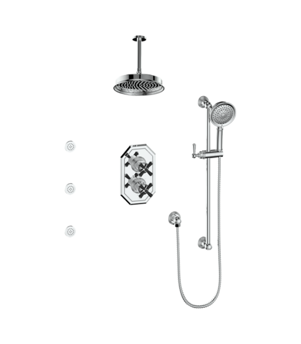 Vogt Carinthia 6″ Ceiling Arm Shower Kit SET.CX.320.816 - Image 5