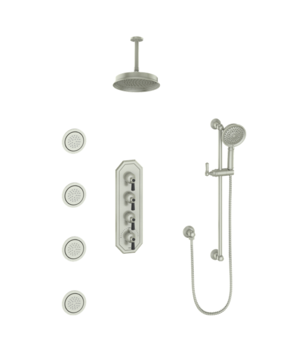 Vogt Carinthia 3/4″ High-Flow Shower Kit with Body Jets Shower Kit SET.CX.350.936 - Image 6
