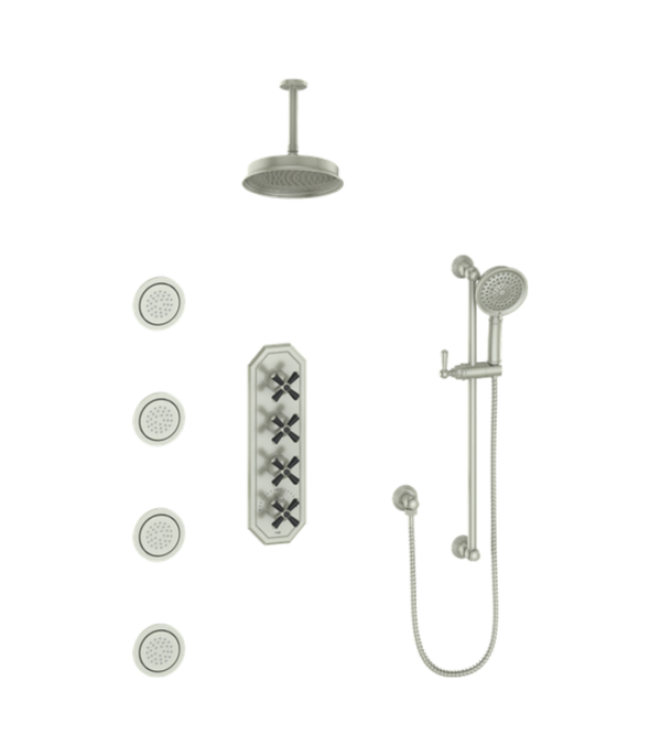 Vogt Carinthia 3/4″ High-Flow Shower Kit with Body Jets Shower Kit SET.CX.350.936 - Image 6