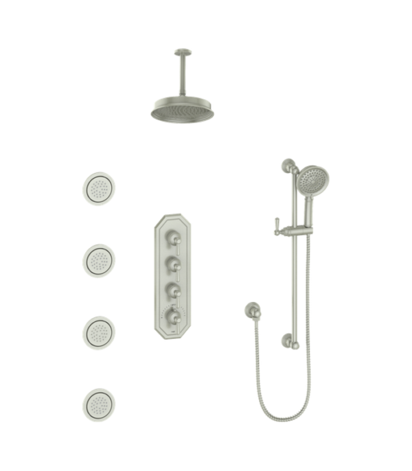 Vogt Carinthia 3/4″ High-Flow Shower Kit with Body Jets Shower Kit SET.CX.350.936 - Image 2