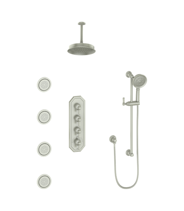 Vogt Carinthia 3/4″ High-Flow Shower Kit with Body Jets Shower Kit SET.CX.350.936 - Image 2