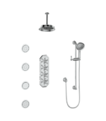 Vogt Carinthia 3/4″ High-Flow Shower Kit with Body Jets Shower Kit SET.CX.350.936