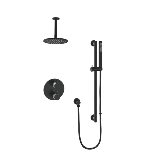 Vogt Drava 2-Way Thermostatic Shower Kit 6″ Ceiling Arm SET.DA.220.216 - Image 3