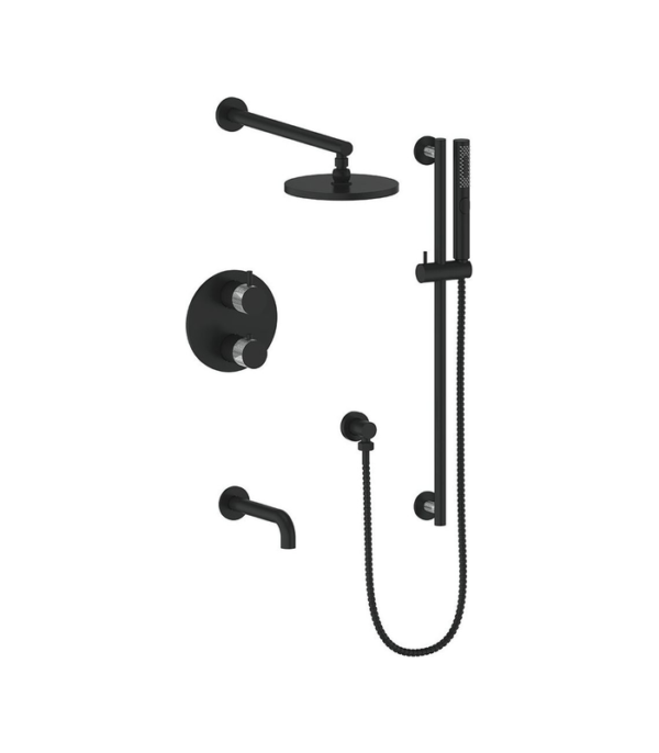 Vogt Drava 3-Way Thermostatic Shower Kit SET.DA.320.310 - Image 3